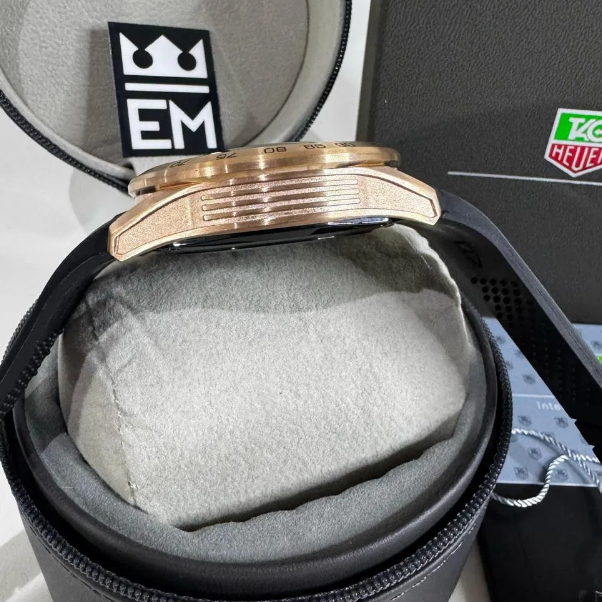 TAG Heuer Carrera Skelett Tourbillon – Roségold Schwarz