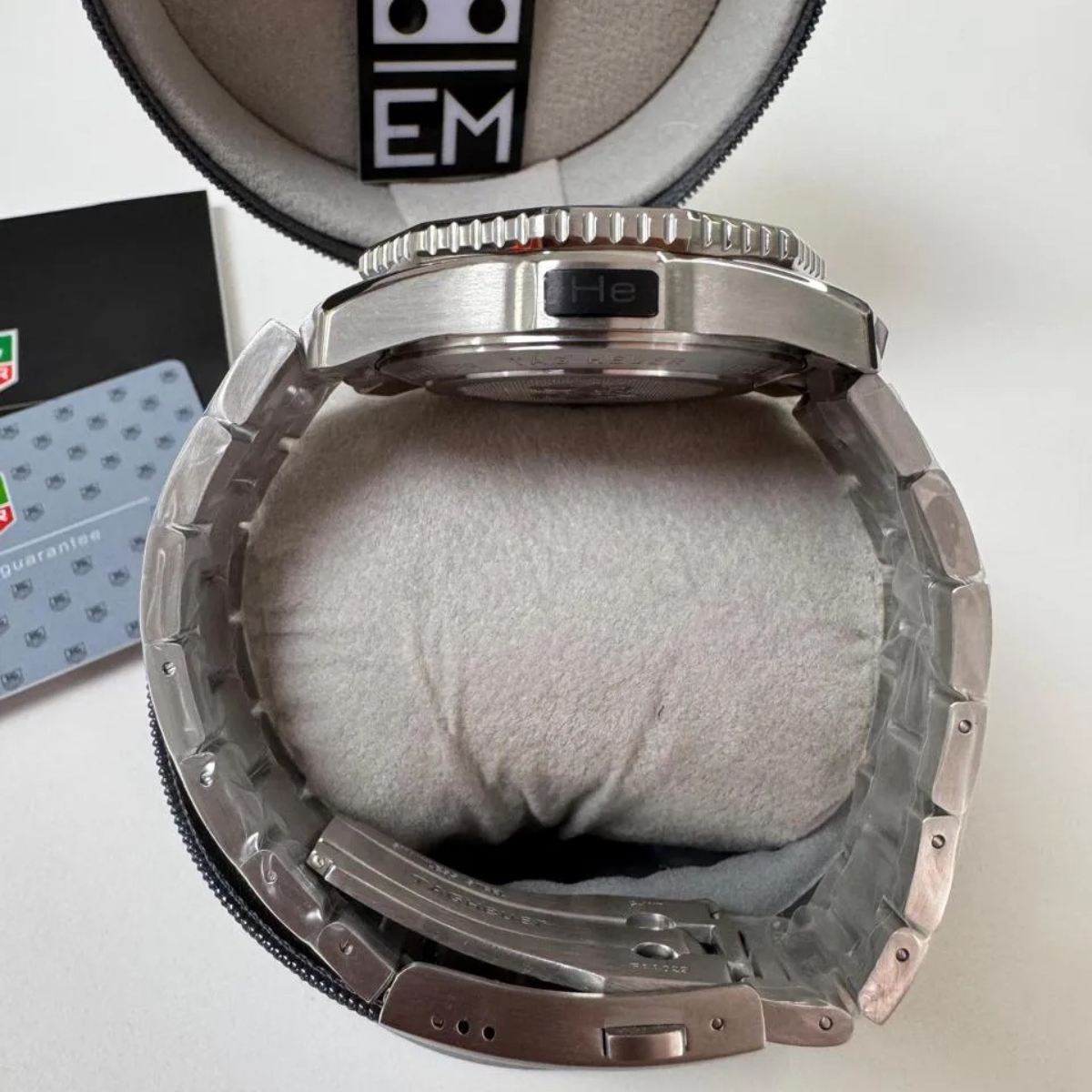 Tag Heuer Aquaracer – 43 mm – Schwarzes Zifferblatt – Stahlarmband