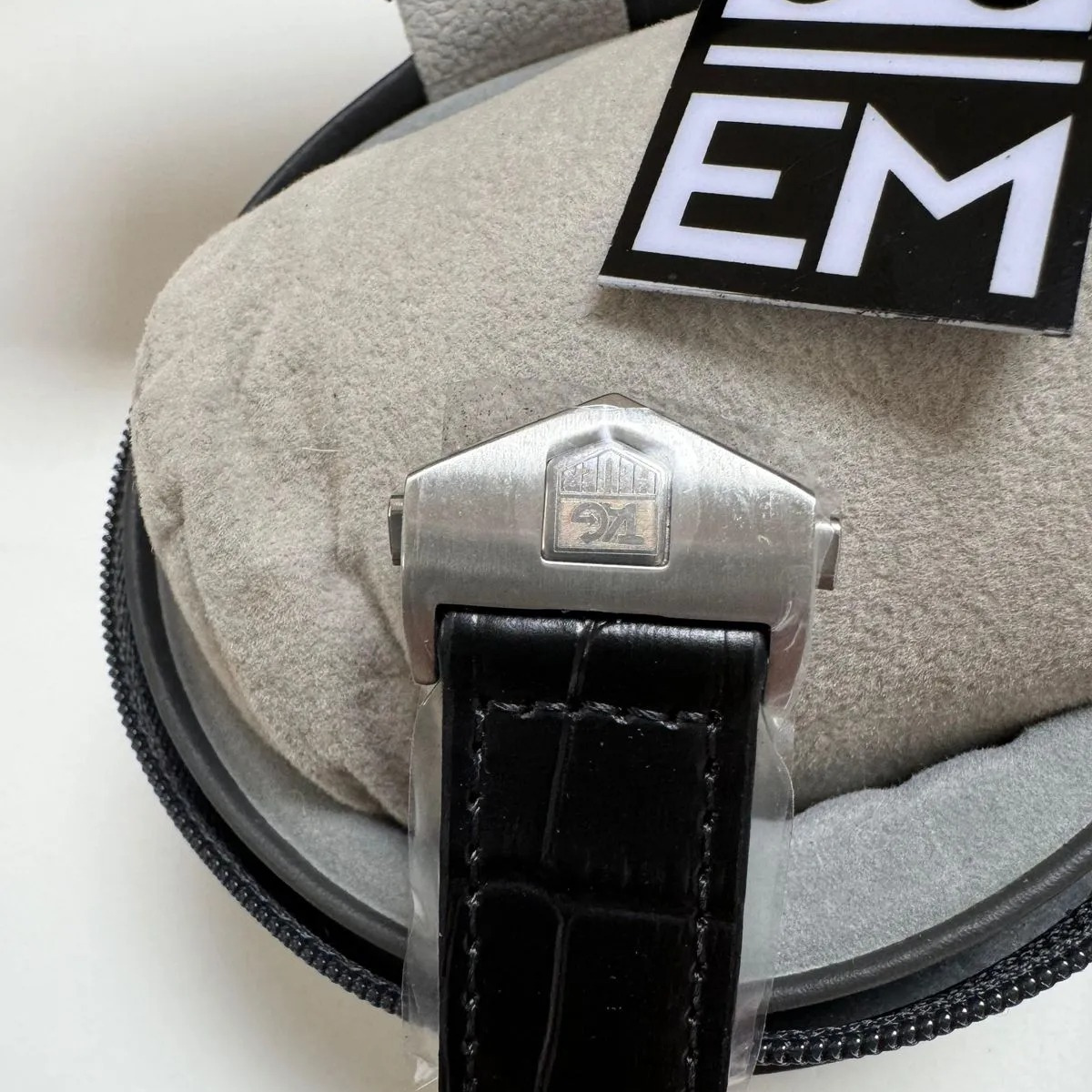 TAG Heuer Carrera Chronograph – Schwarz/Roségold Lederband