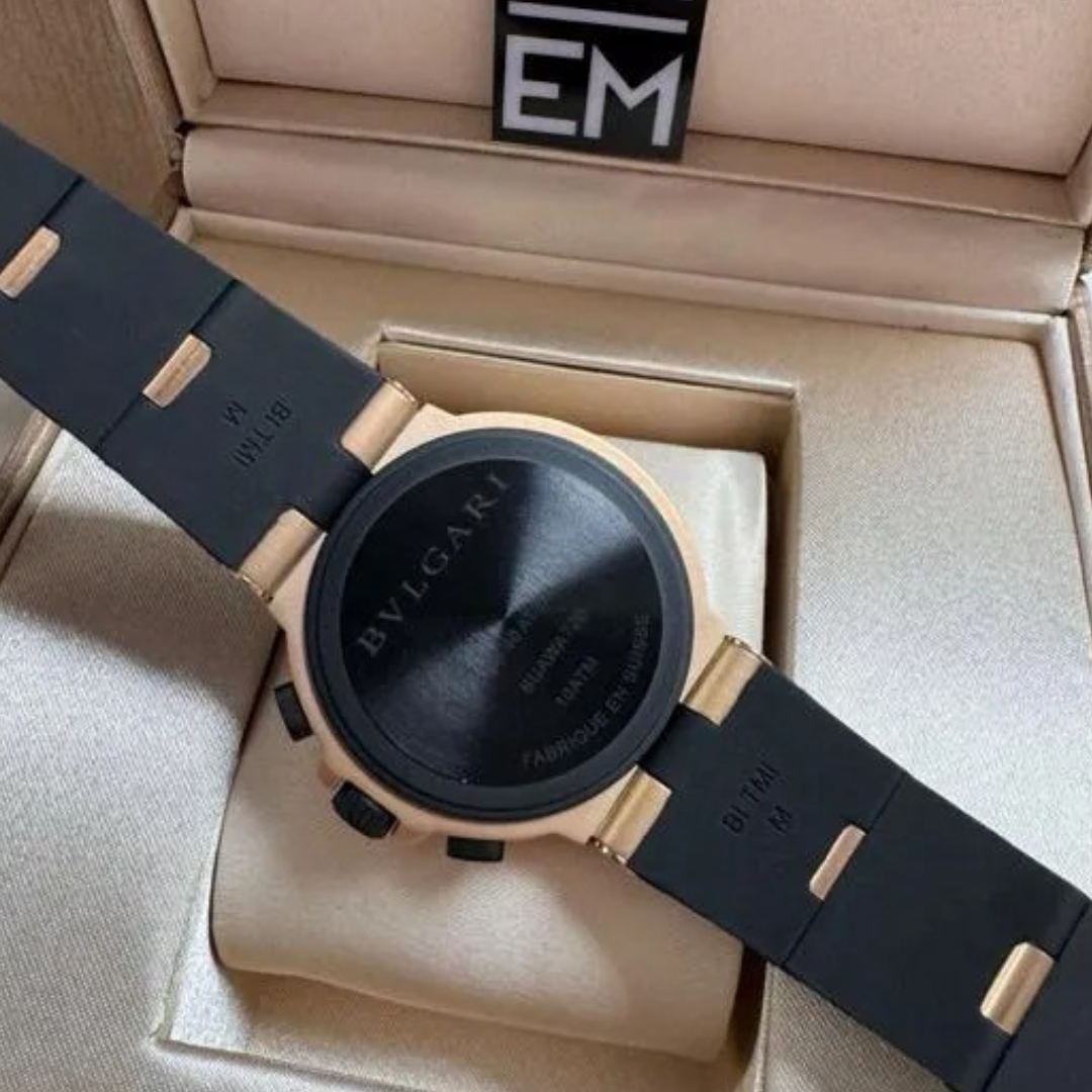 Bvlgari Aluminium Chronograph Creme