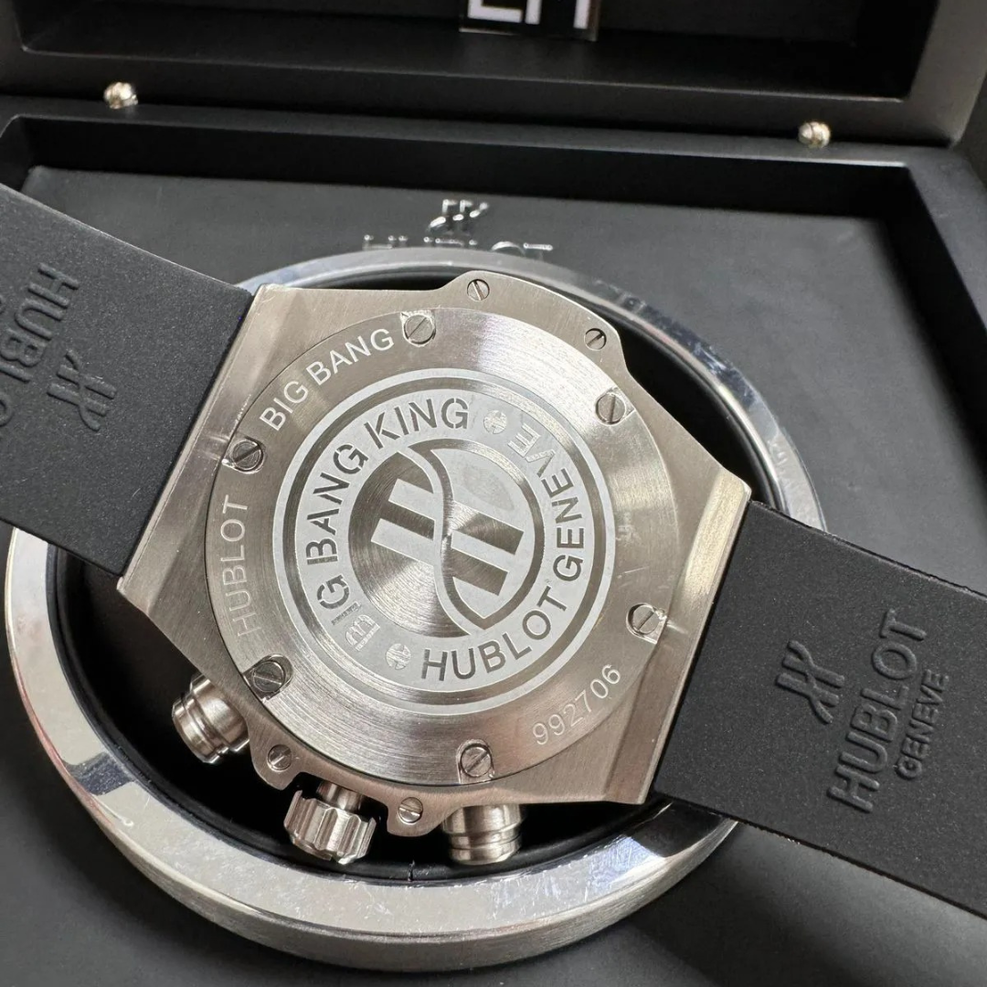 Big Bang Unico Schwarz Silber Skeleton