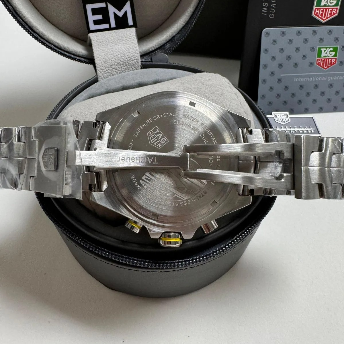 Tag Heuer Formula 1 Senna Chronograph Edelstahl Schwarz/Gelb – 44mm