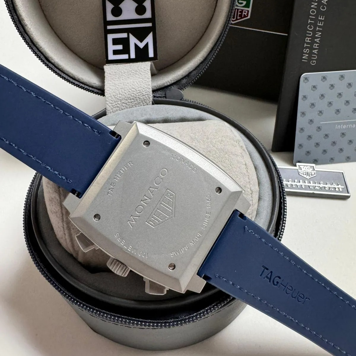 TAG Heuer Monaco Skeleton Automatik Chronograph Blau