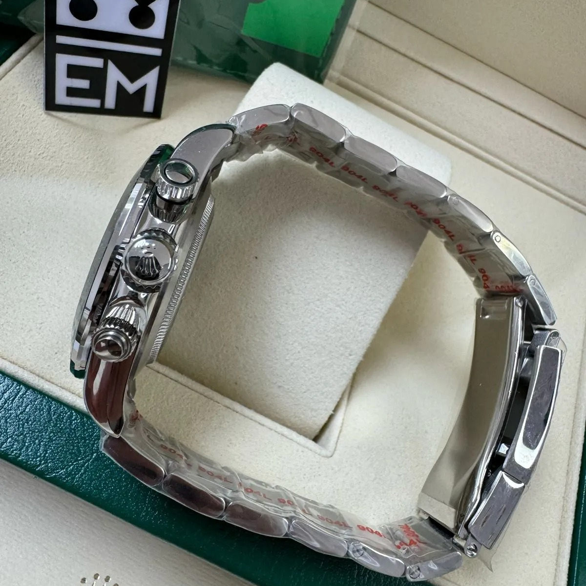 Rolex Daytona 126500 – Edelstahl 904L – Schwarzes Zifferblatt