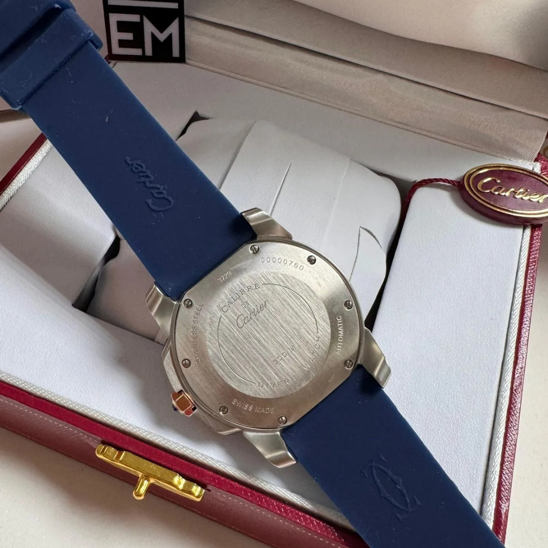 Cartier Calibre de Cartier Blau Gold – Automatik