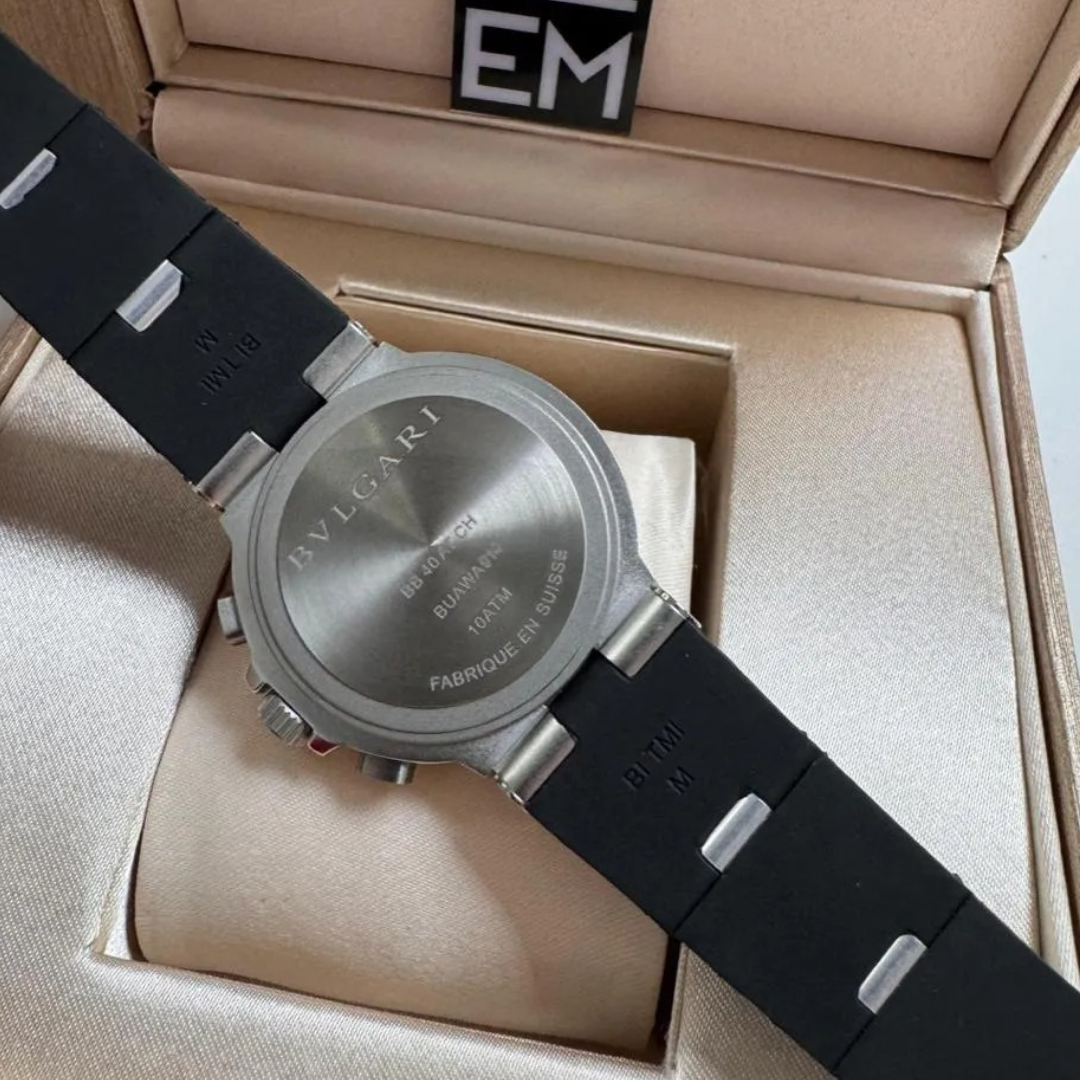 Bvlgari Aluminium Chronograph Schwarz