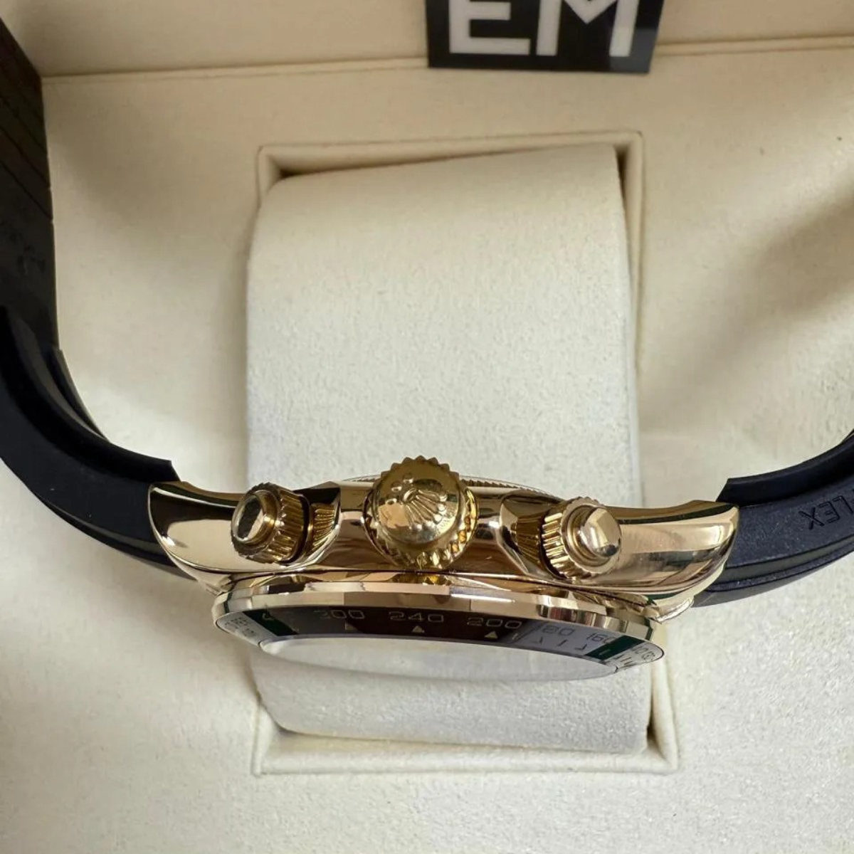 Rolex Daytona 126518 YG – Gelbgold – Türkisblaues Zifferblatt