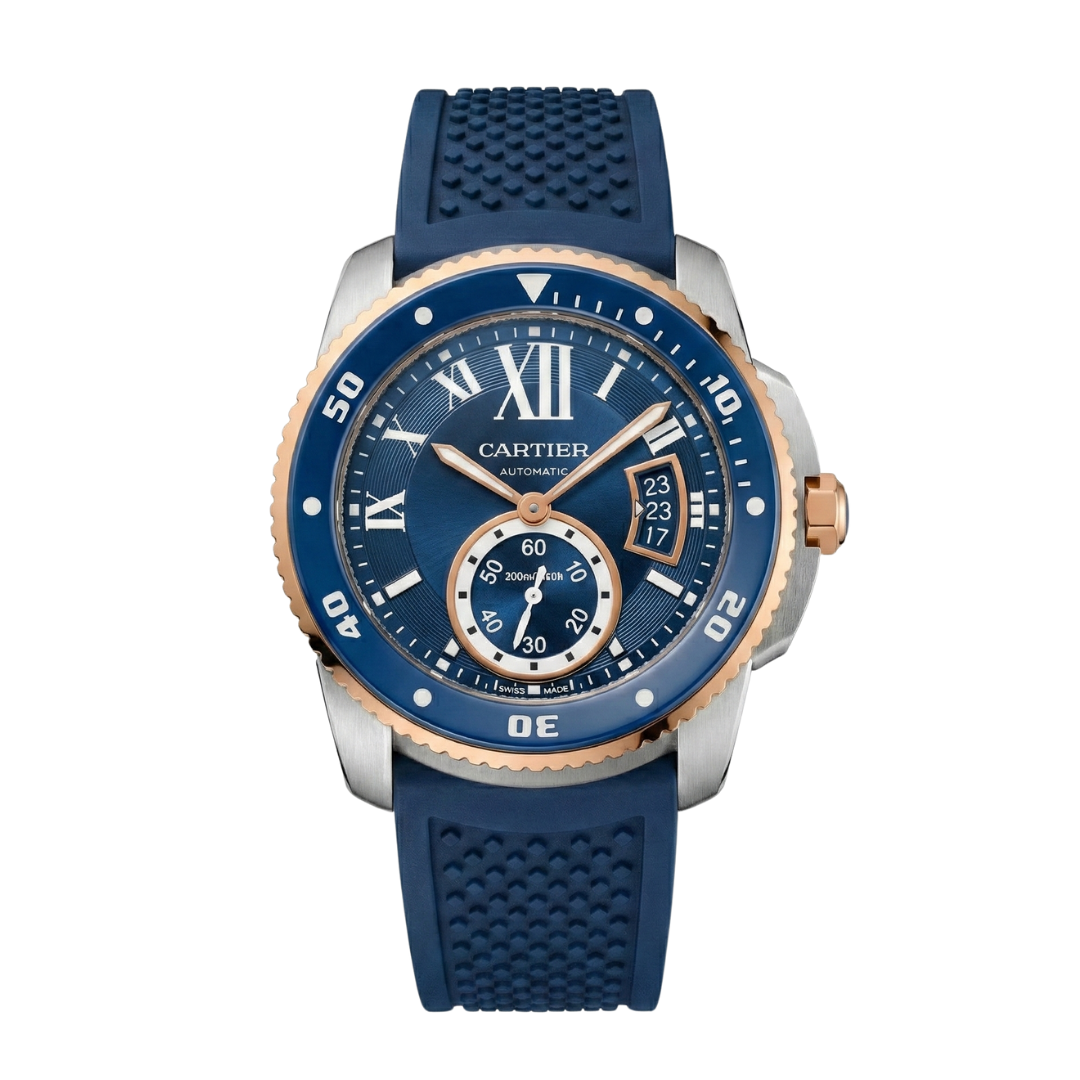 Cartier Calibre de Cartier Blau Gold – Automatik