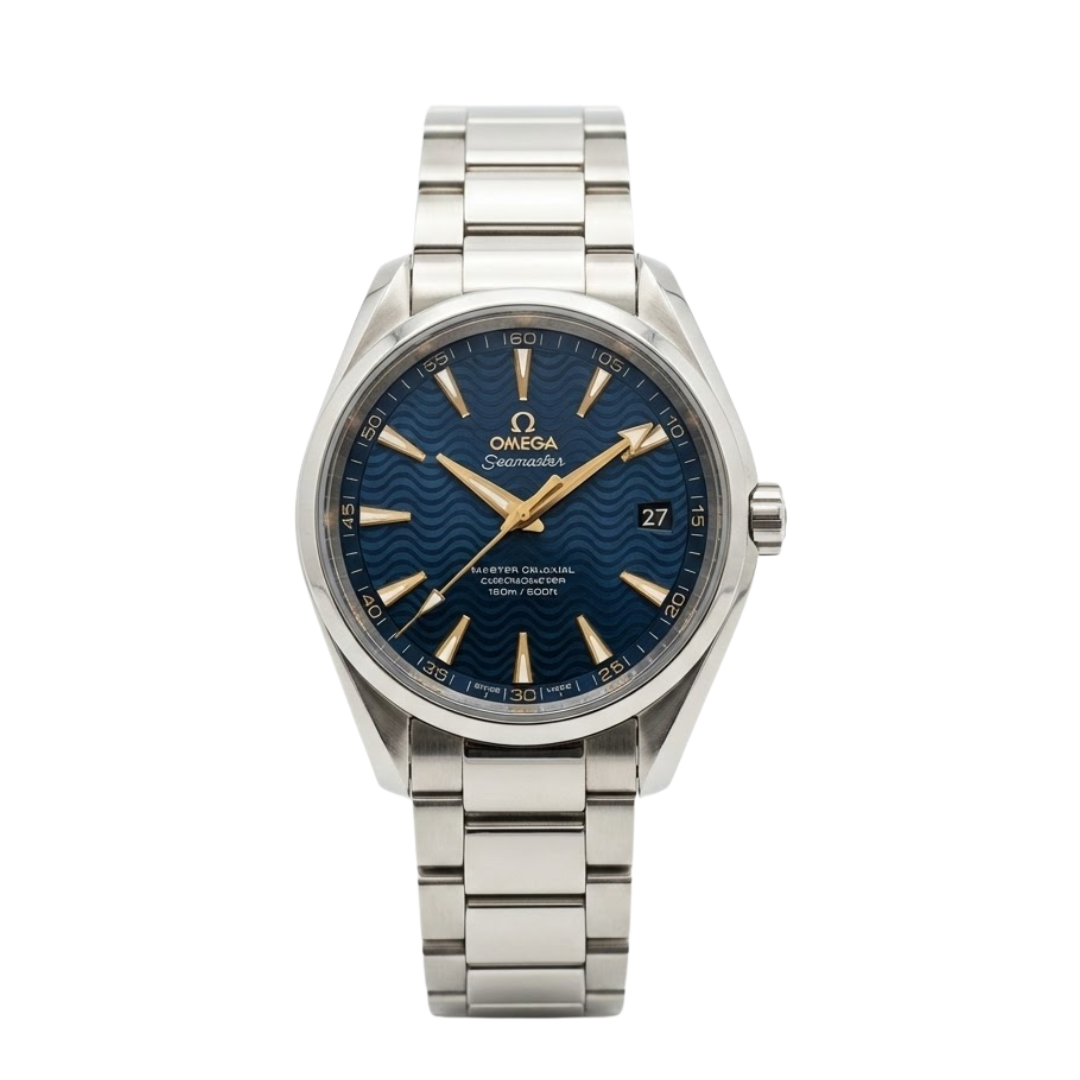 Omega Seamaster Aqua Terra Blaue Wellen