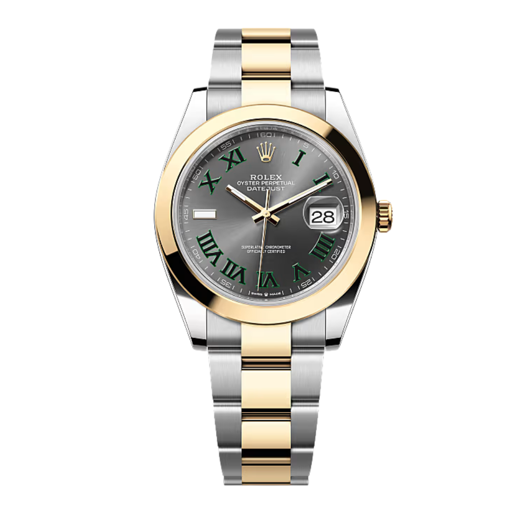 Rolex Datejust 41 – Graues Römisches Zifferblatt – Bicolor