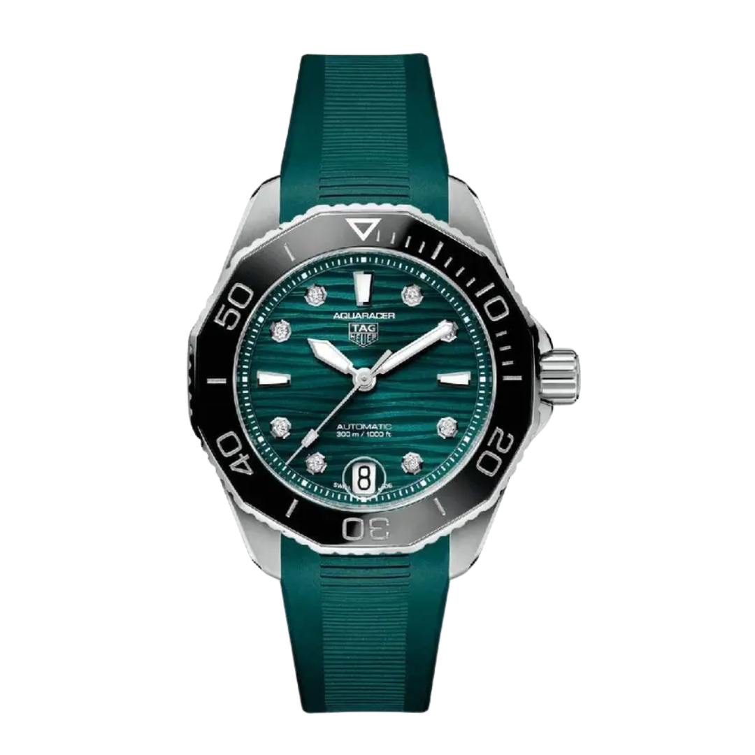 TAG Heuer Aquaracer GMT – Grün Rubber
