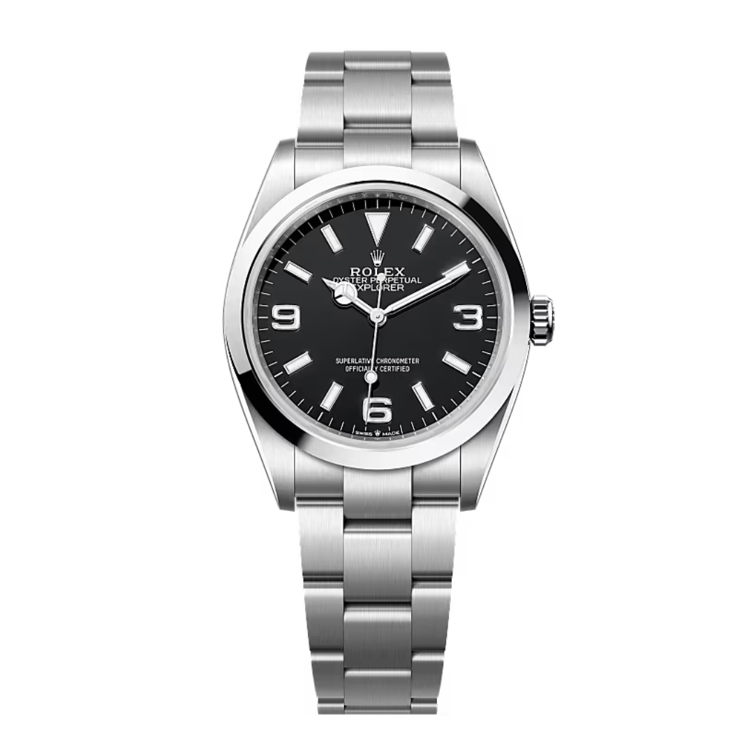 Rolex Explorer – Schwarzes Zifferblatt