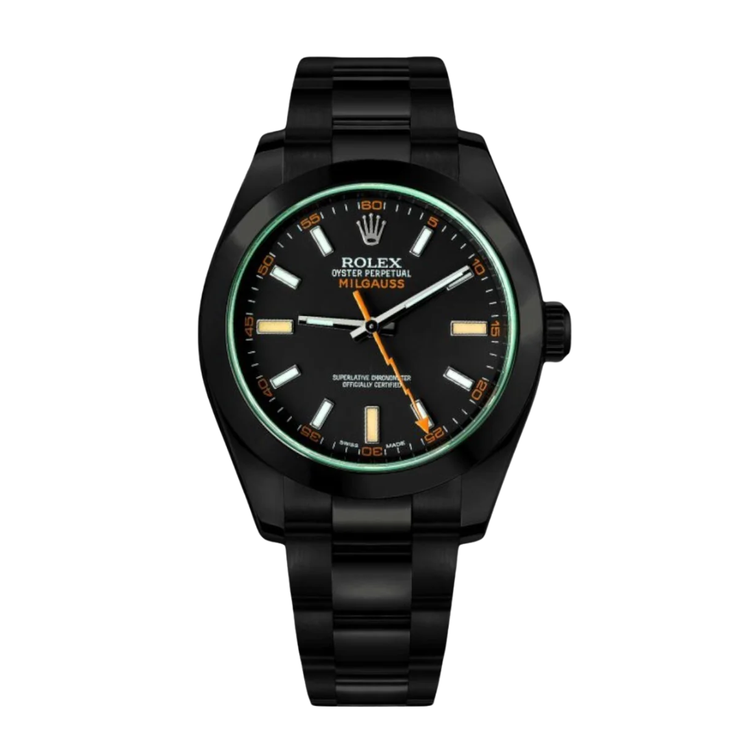 Rolex Milgauss – Schwarzes Zifferblatt – Black Coated
