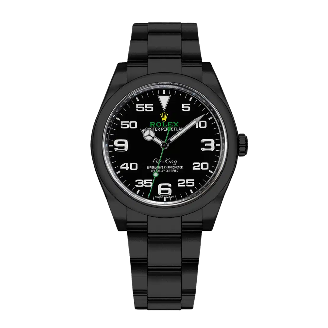 Rolex Air-King – Schwarzes Zifferblatt – Black Coated
