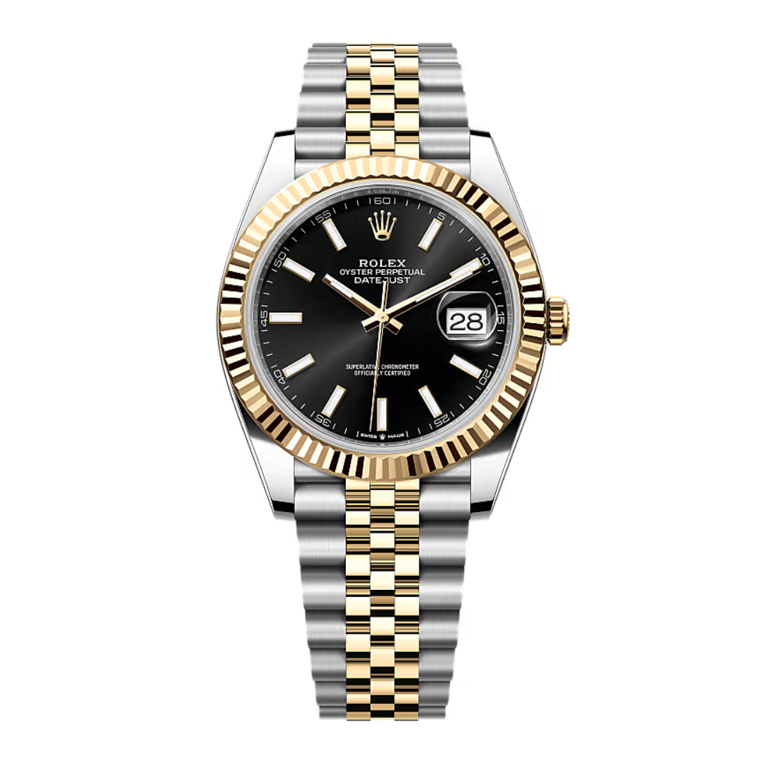 Rolex Datejust 41 – Schwarzes Zifferblatt – Rolesor