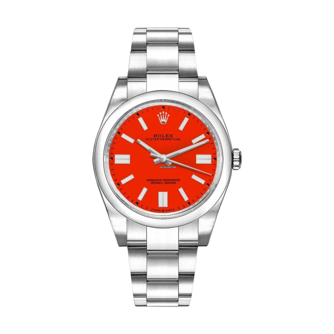 Rolex Oyster Perpetual 36 – Rotes Zifferblatt