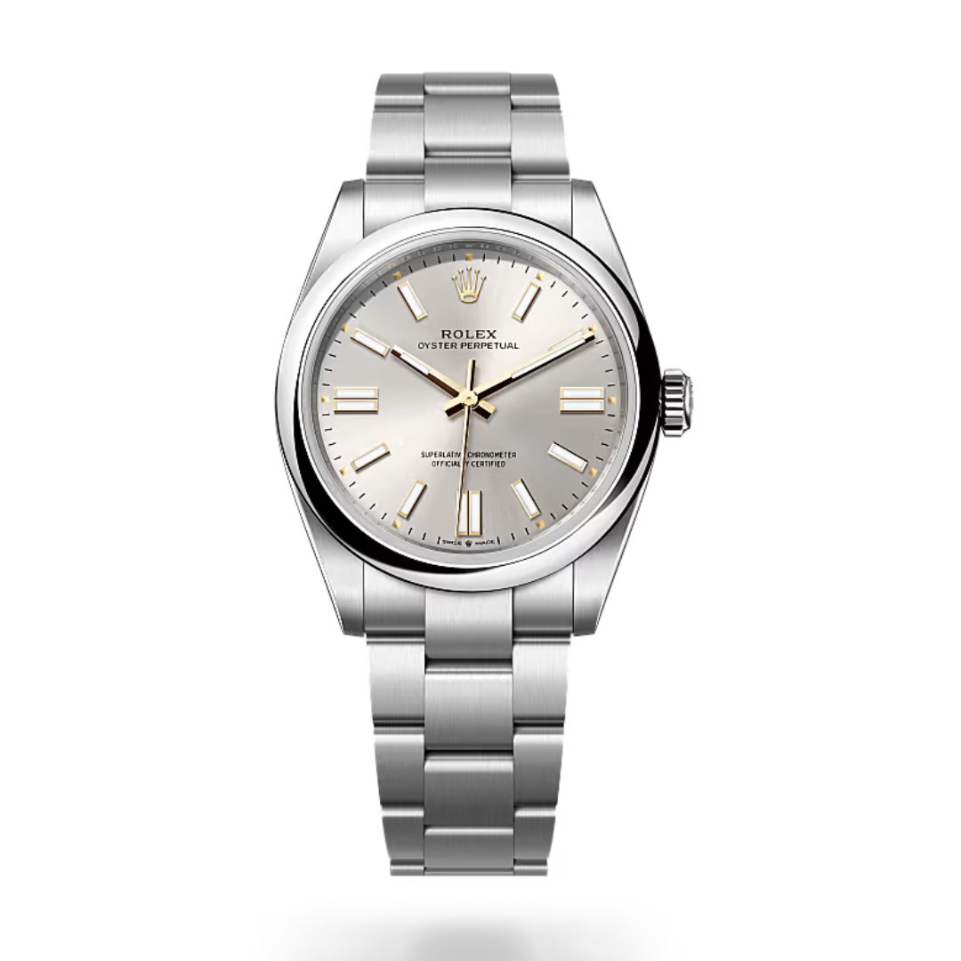 Rolex Oyster Perpetual 36 – Silbernes Zifferblatt