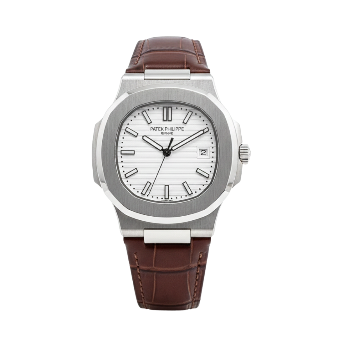 Patek Philippe Nautilus Weiß Automatik 40mm